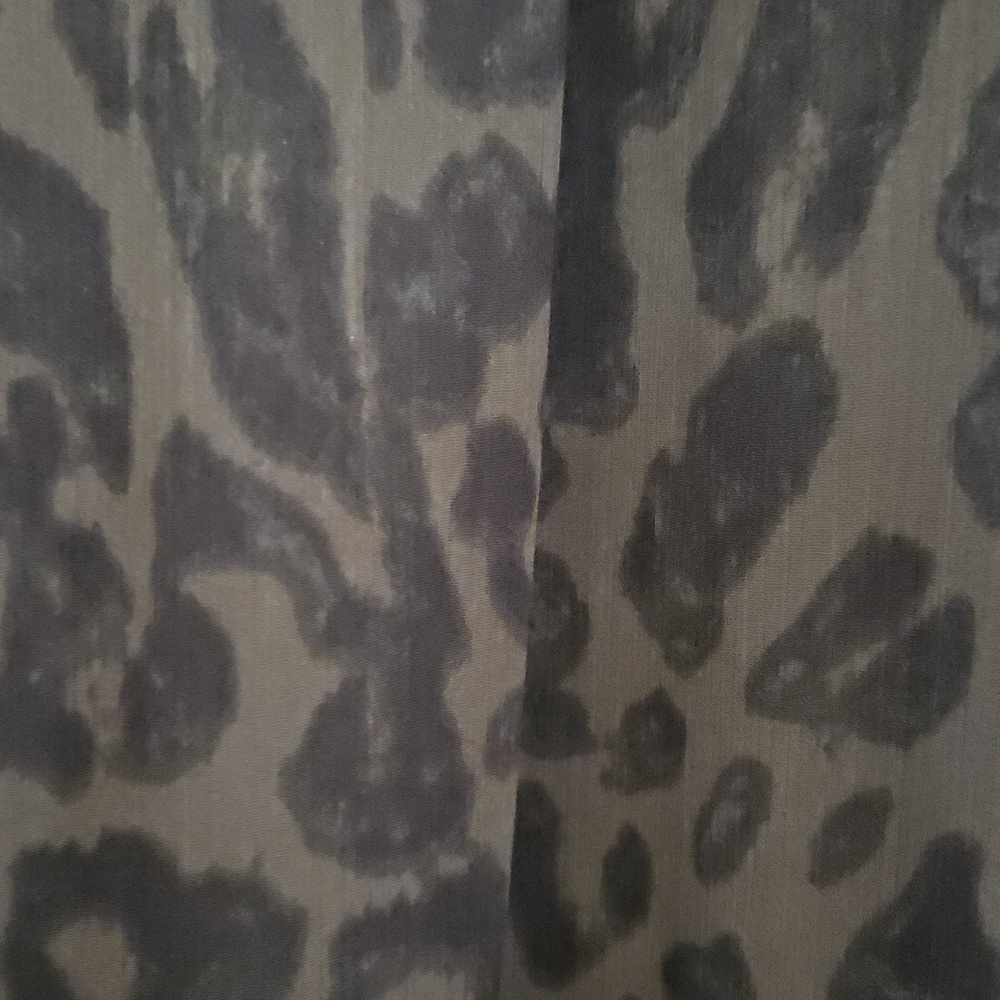 Lauren Ralph Lauren Olive Leopard Print Halter Maxi Dress Size 4 - Picture 13 of 14